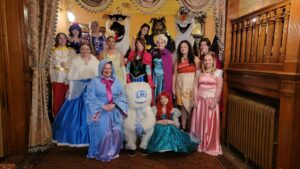 Our Princesses and characters were at the Fairlawn Mansion where kids enjoyed meeting them and taking pictures.