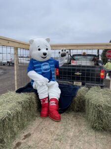 Our haybale shuttles are a great way to get around the event!