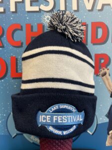 Blue Beanie Hat - $13